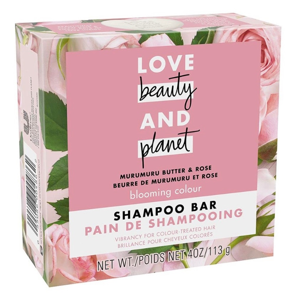 Love Beauty and Planet murumuru butter & rose shampoo bar